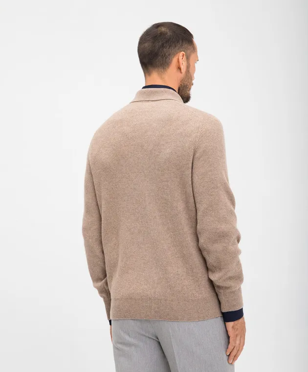 Brunello Cucinelli Maglia in cashmere marrone M2229525