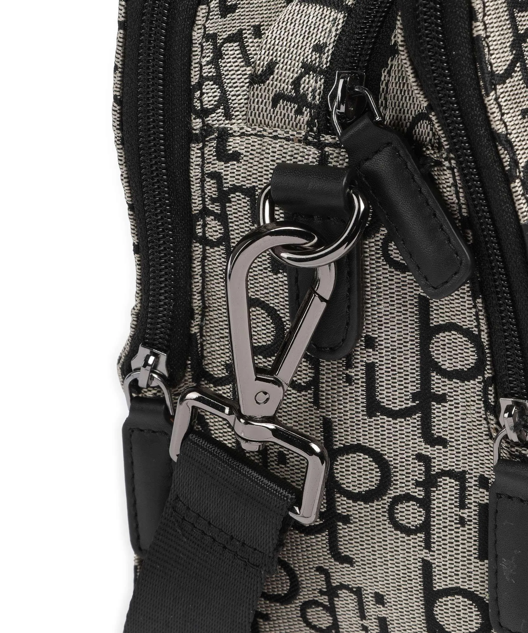  Bugatti Elea Borsa a mano tissu beige/nero  
