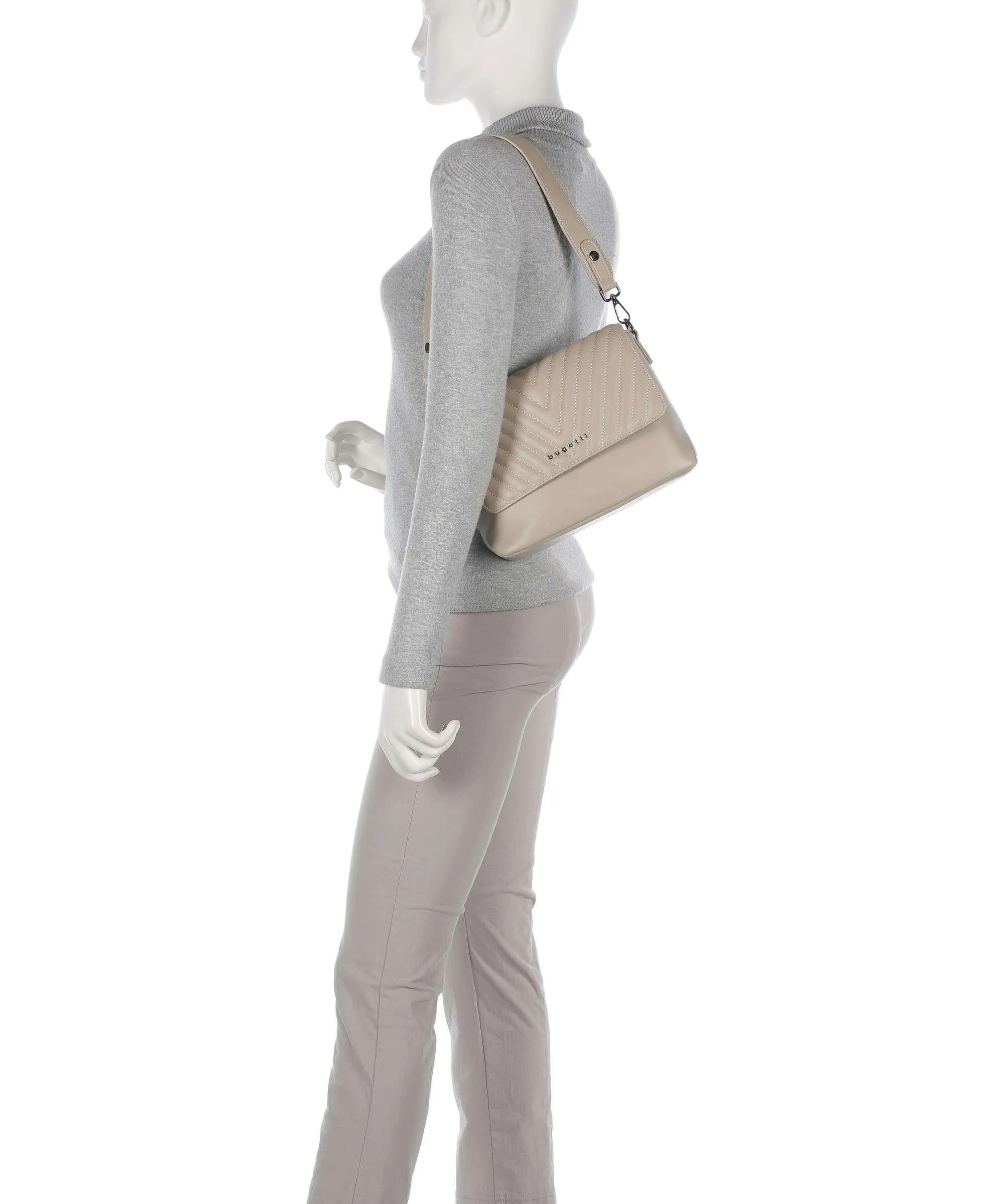  Bugatti Sira Borsa a spalla pelle sintetica beige  