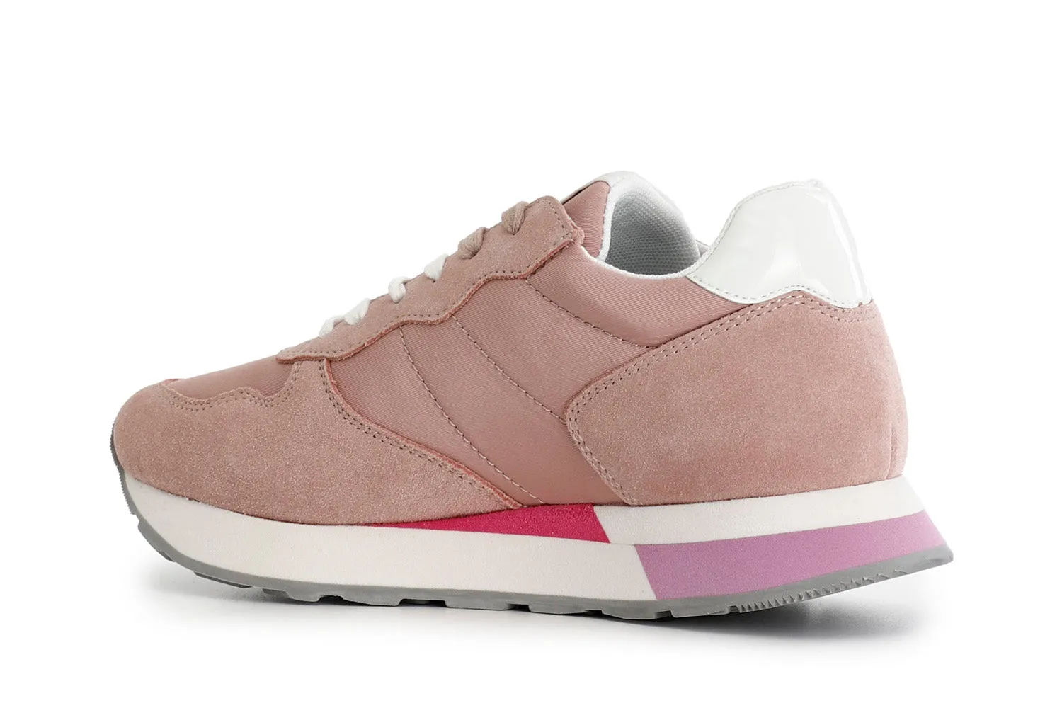 CafèNoir Donna Sneakers in Pelle Scamosciata e Tessuto