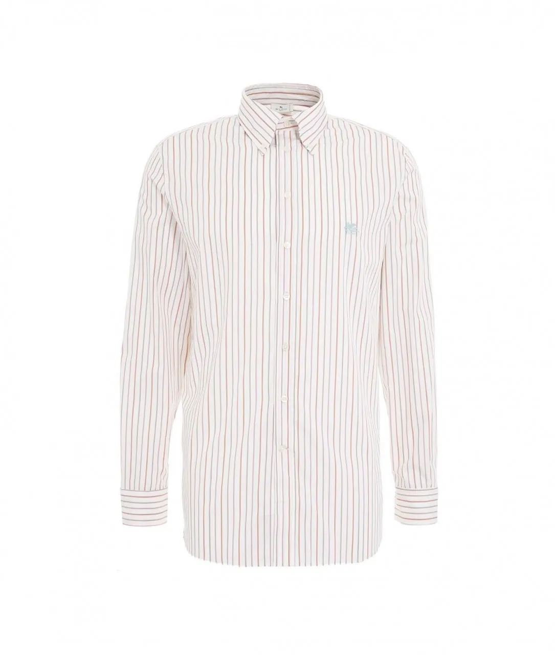 Camicia a righe bianco bianco