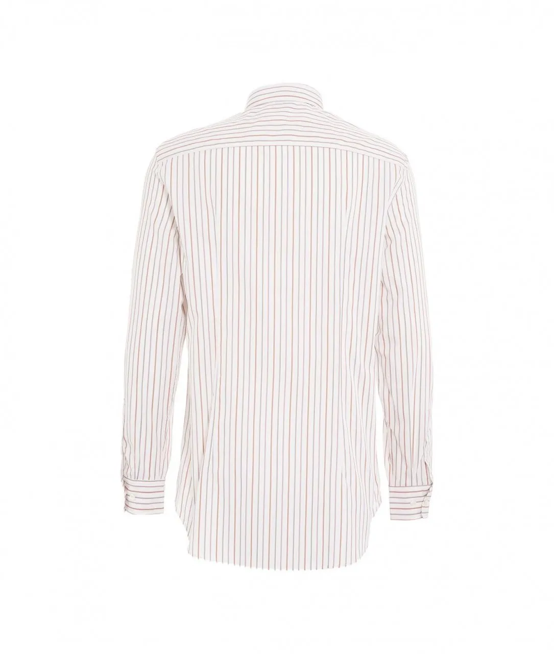 Camicia a righe bianco bianco