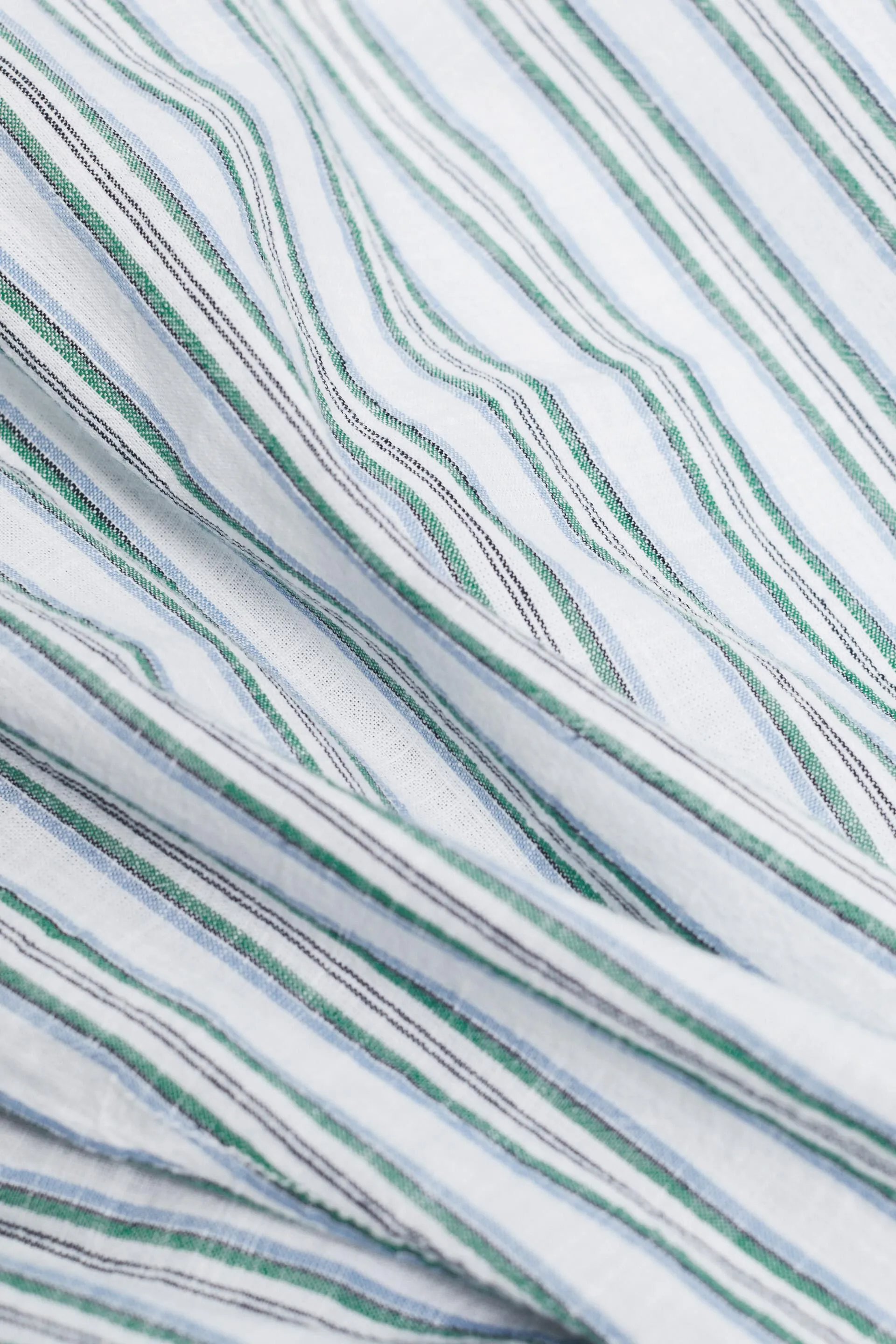Camicia a righe in cotone