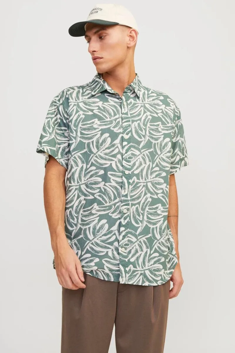 Camicia comfort fit uomo Verde oliva