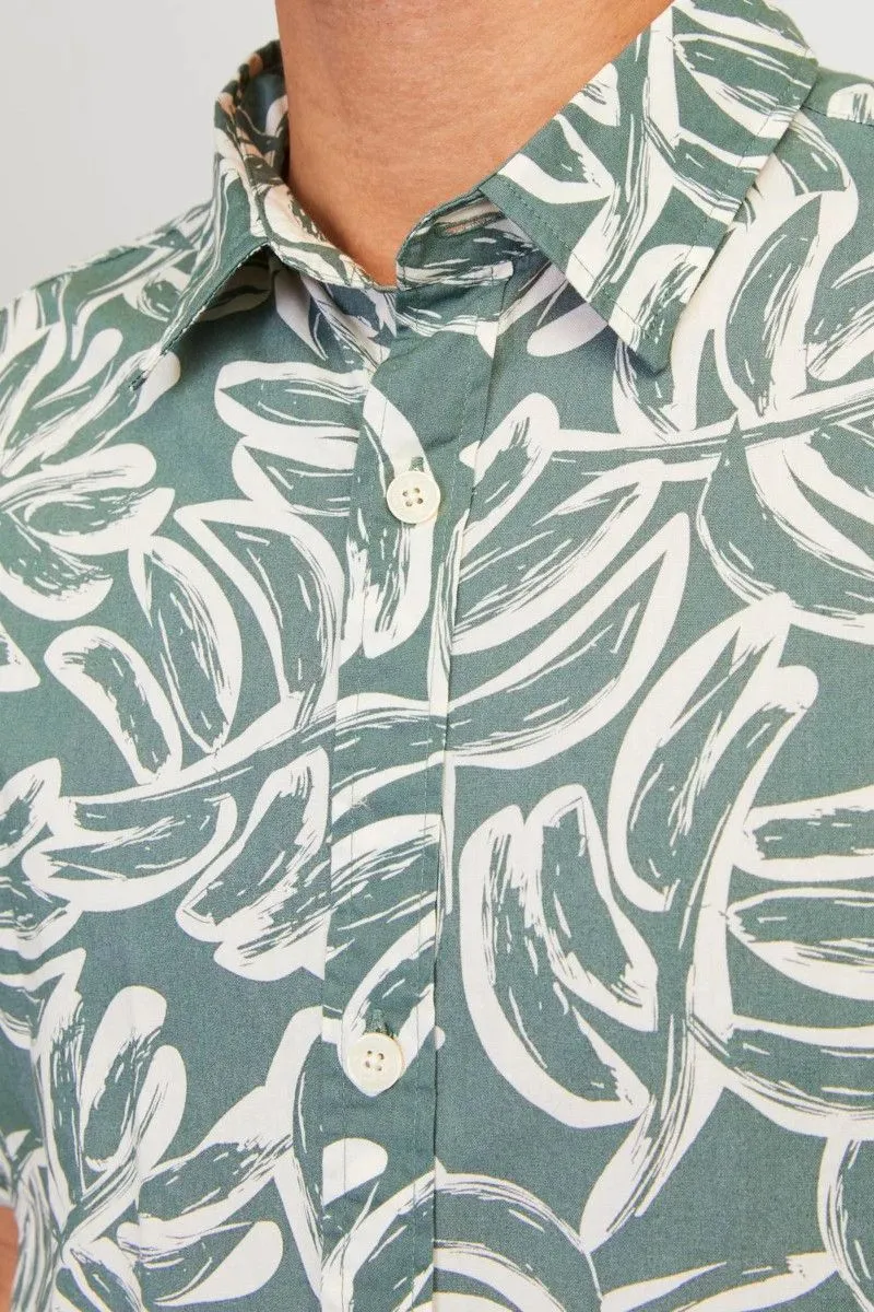 Camicia comfort fit uomo Verde oliva