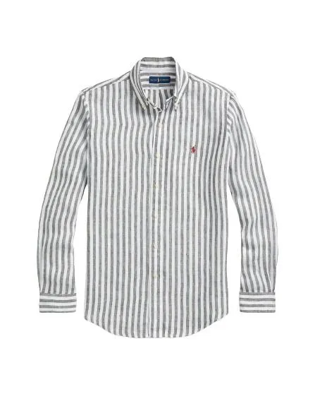 CAMICIA IN LINO A RIGHE