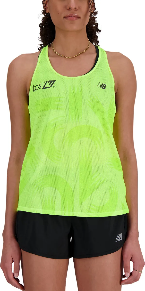 Canotte e Top New Balance London Edition Printed Athletics Tank