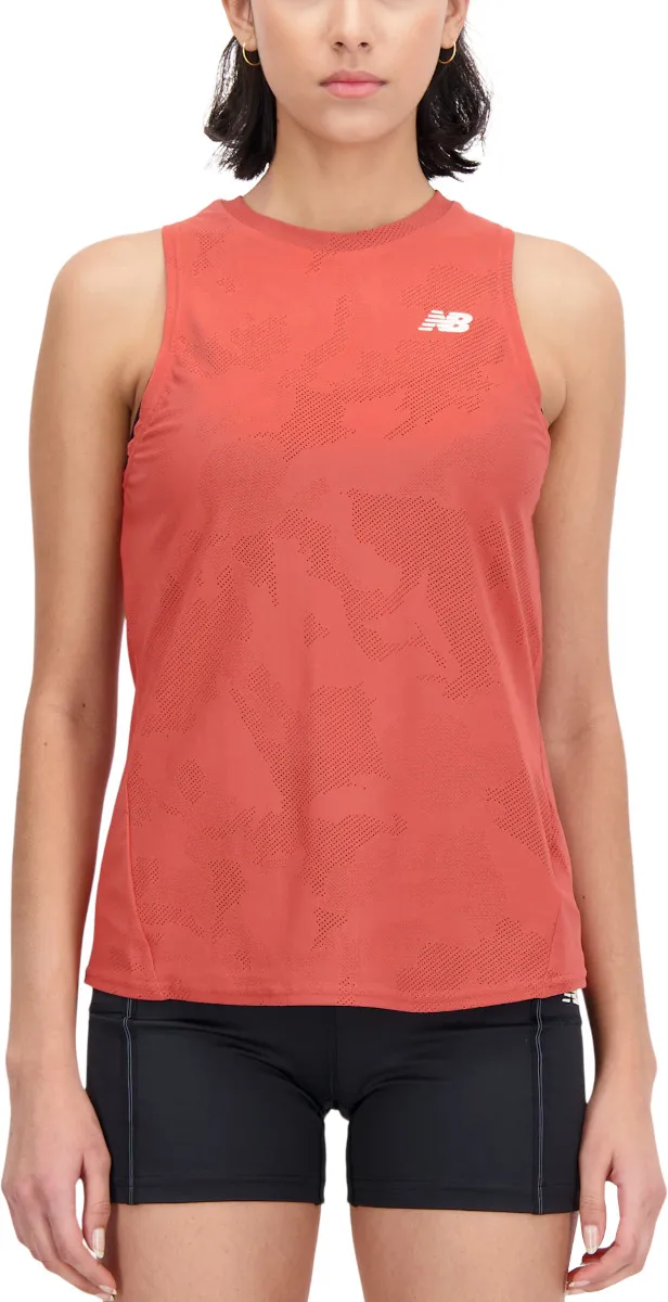 Canotte e Top New Balance Q Speed Jacquard Tank
