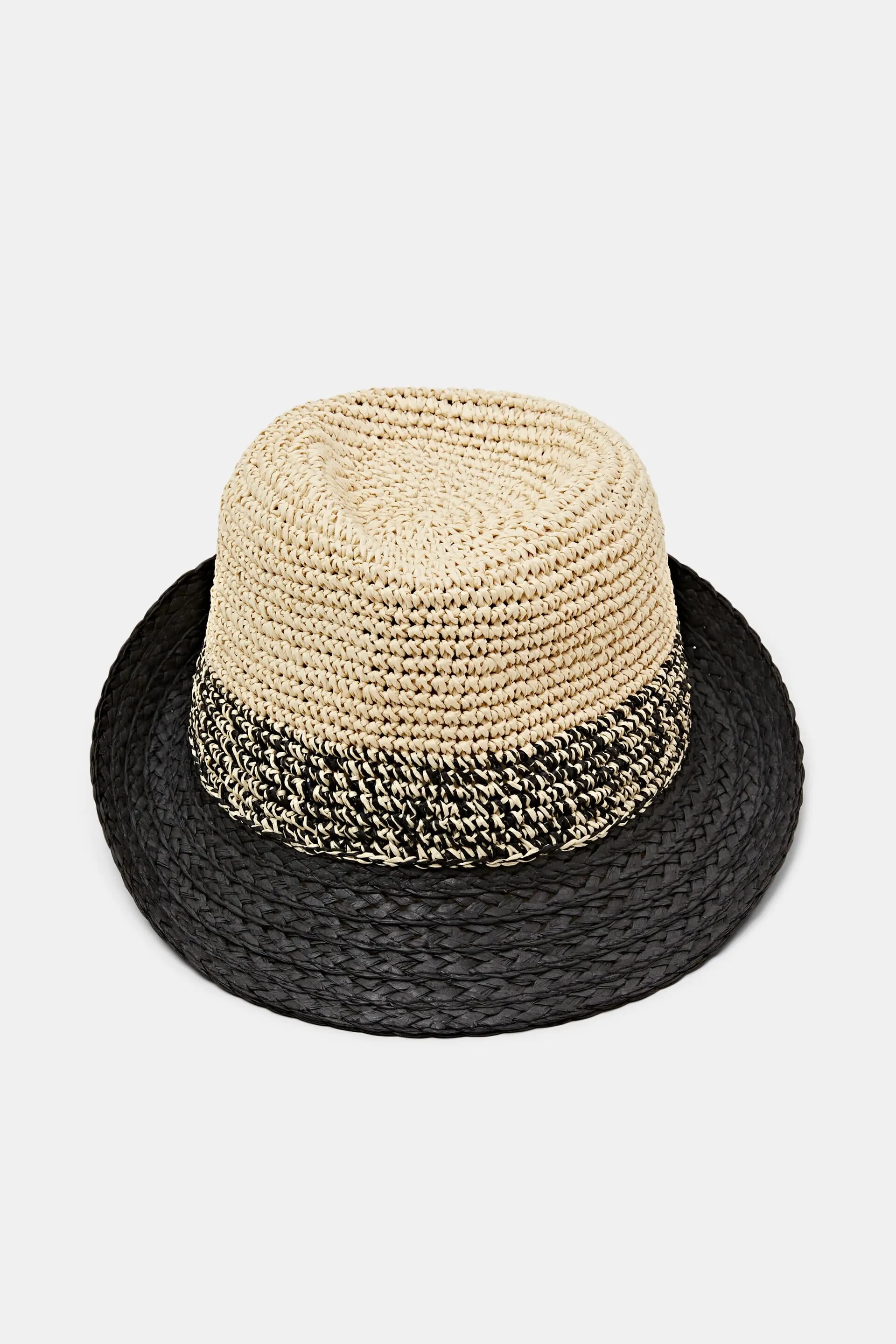 Cappello trilby bicolore