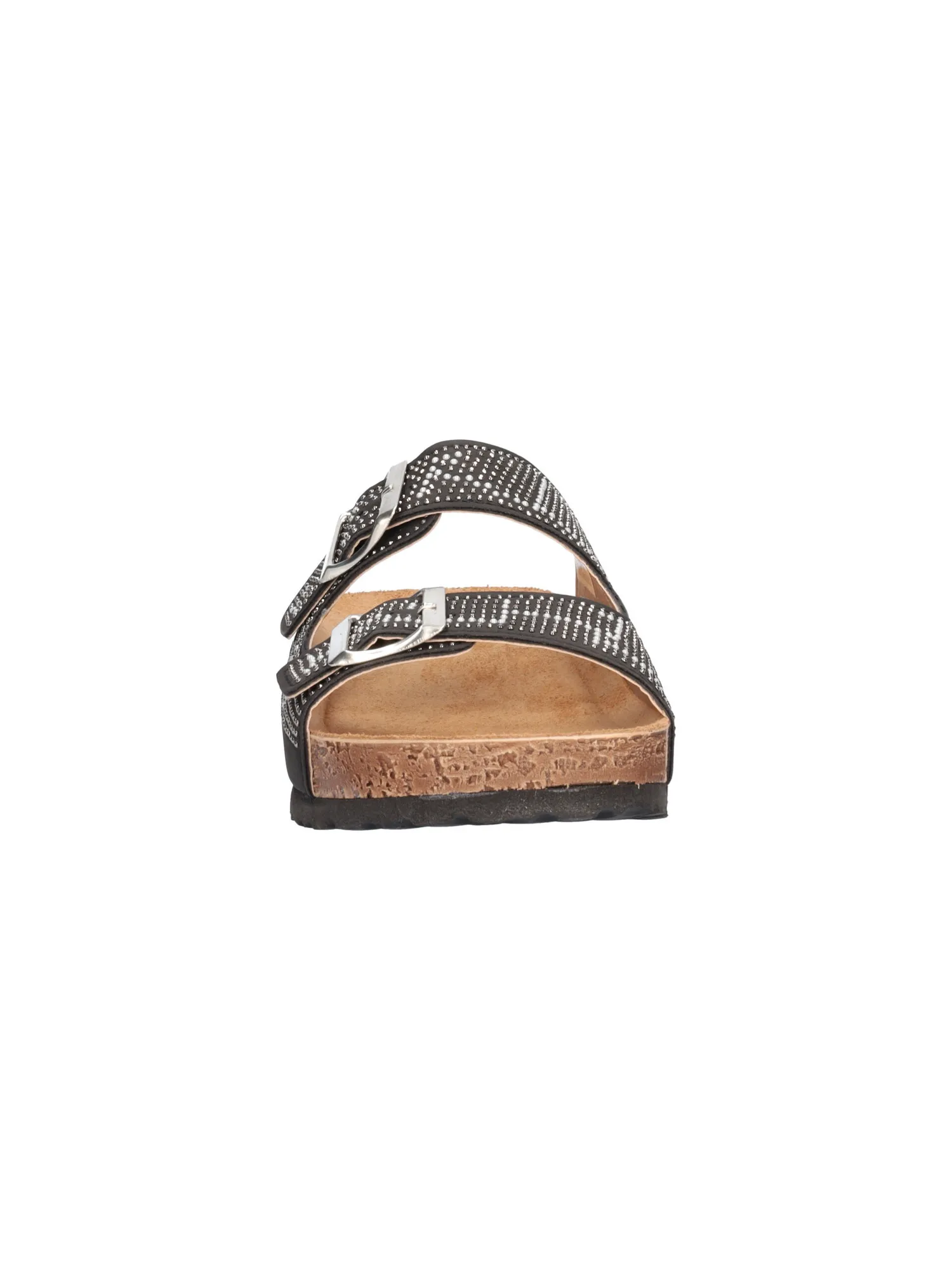 Ciabatta con zeppa bassa Inblu da donna nera