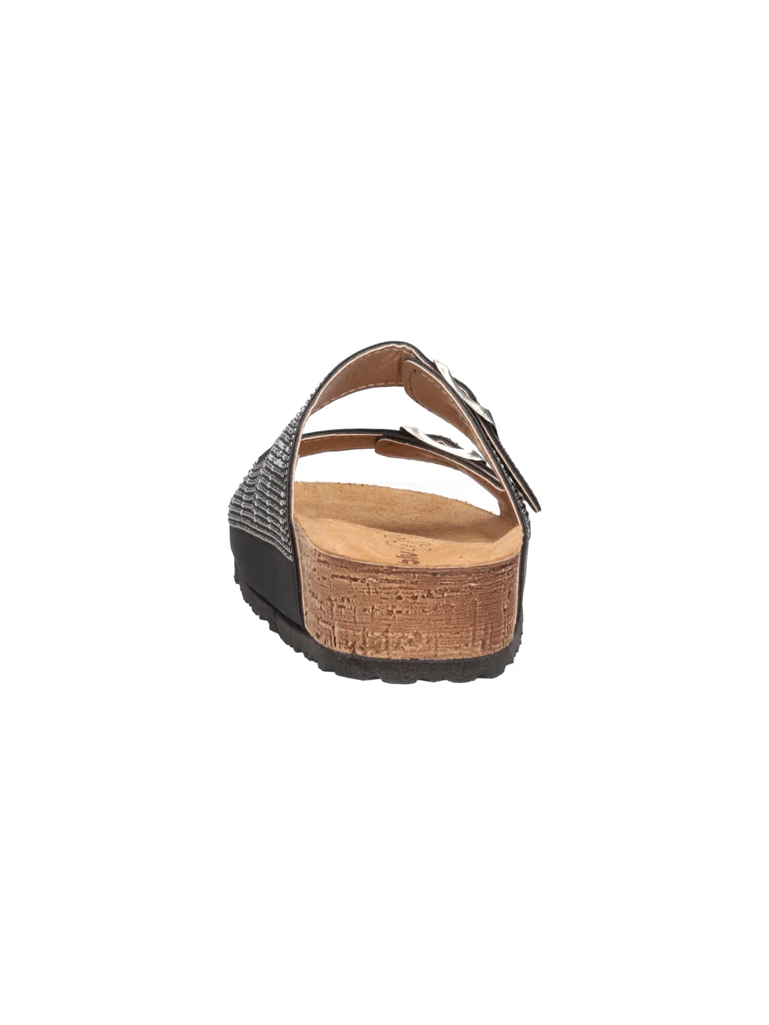 Ciabatta con zeppa bassa Inblu da donna nera