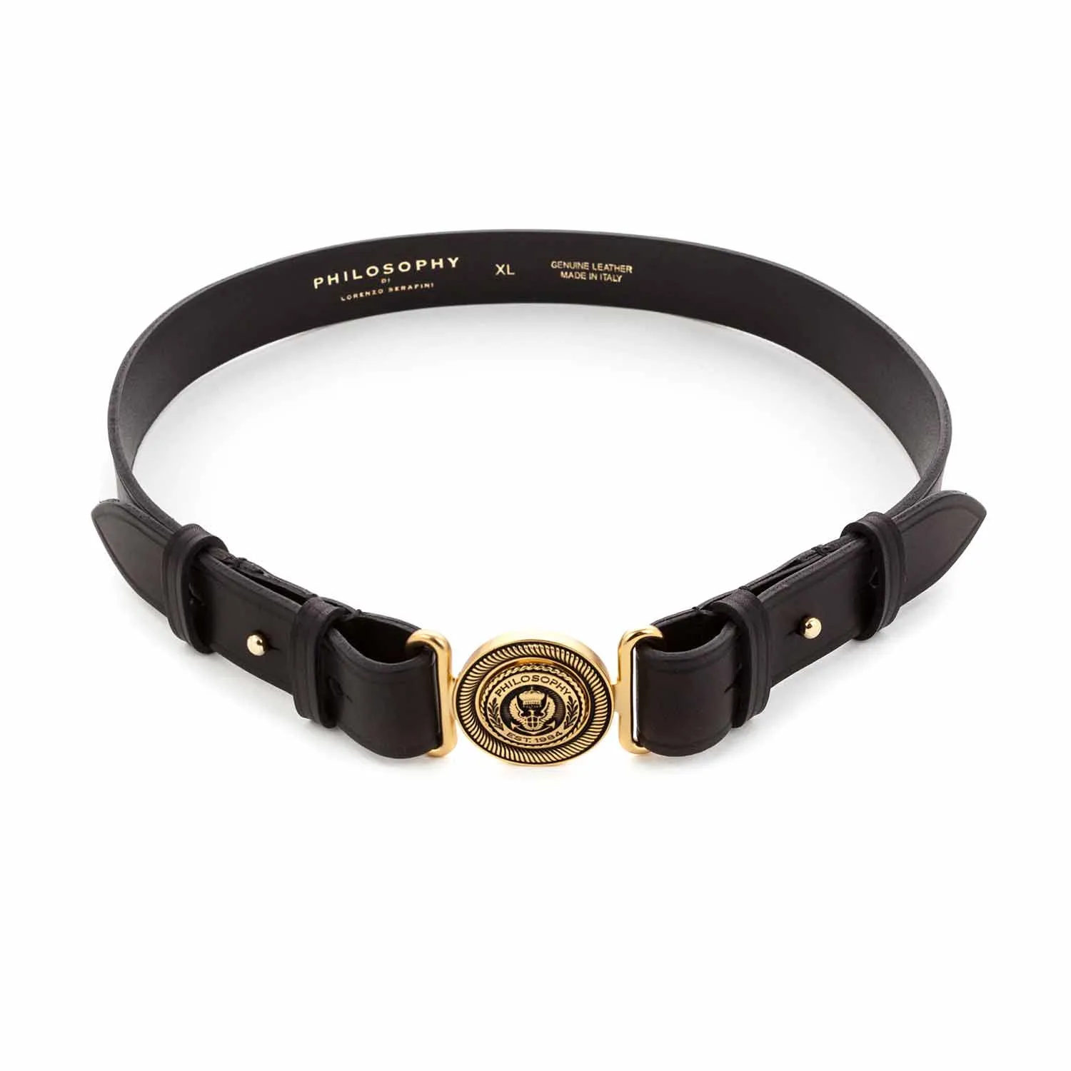 Cintura Nera In Pelle Girl