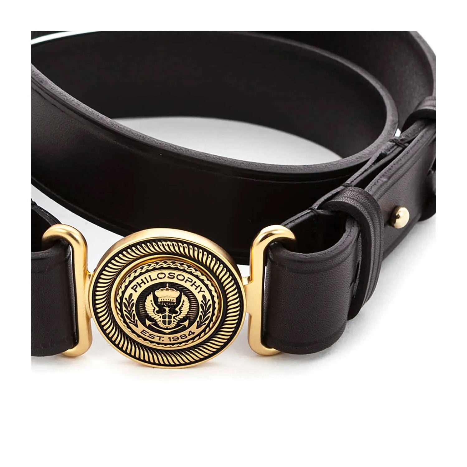 Cintura Nera In Pelle Girl