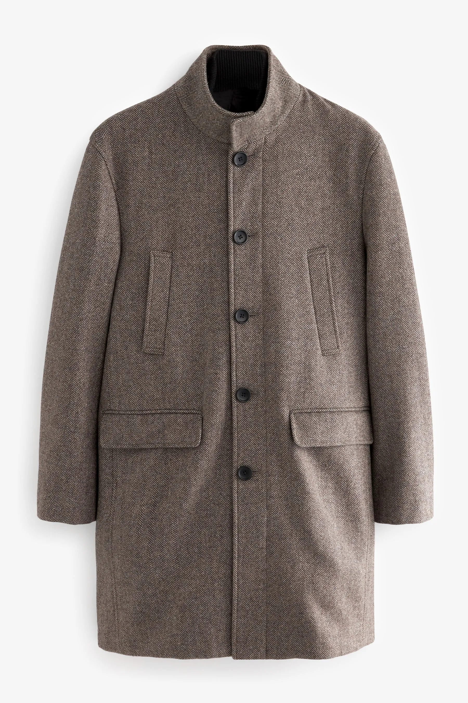 Collo a imbuto cappotto con Built in vita