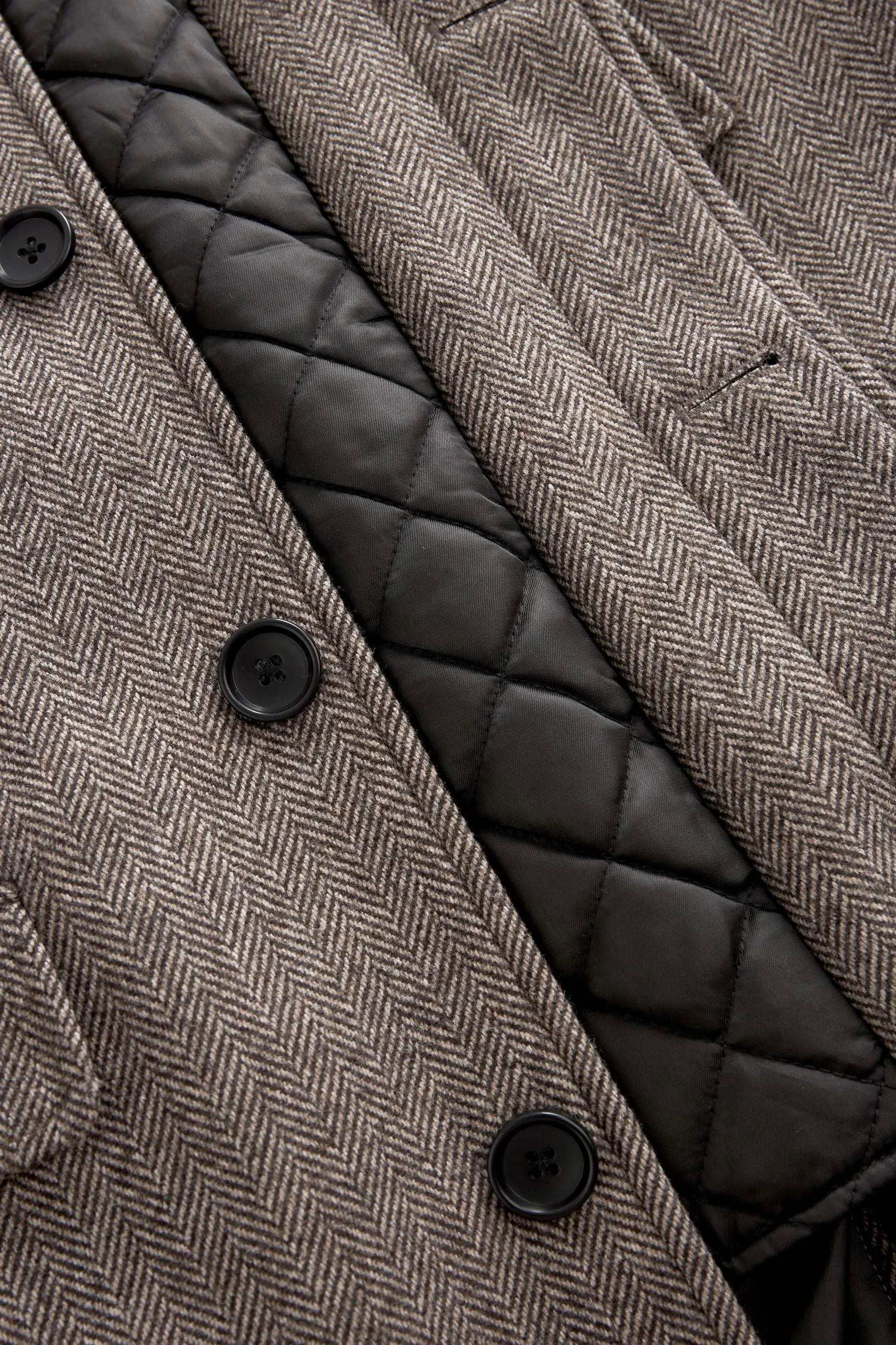 Collo a imbuto cappotto con Built in vita