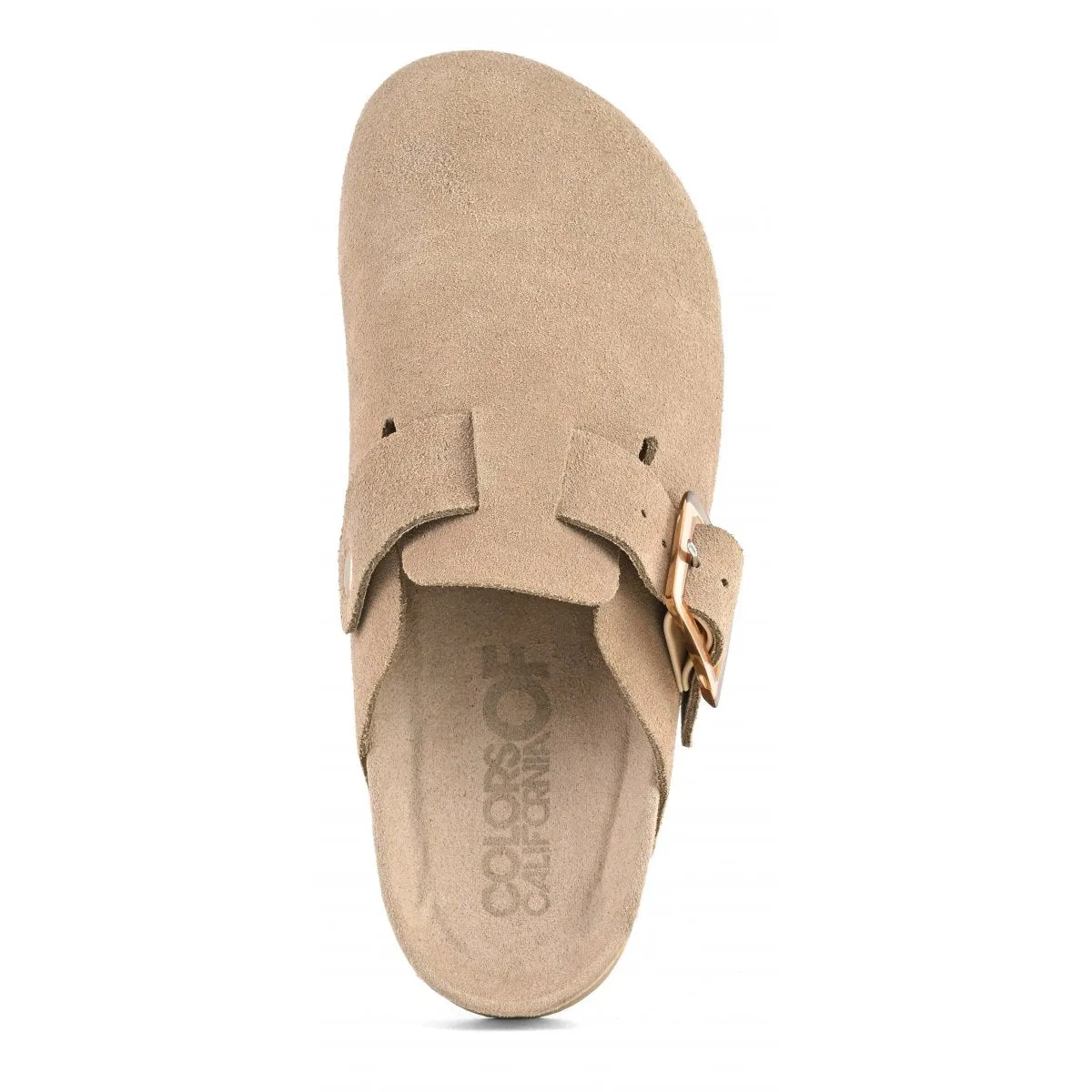 COLORS OF CALIFORNIA - Sabot monocolore pelle scamosciata