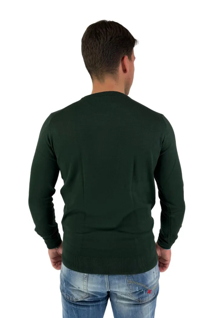 Datch maglia girocollo in misto viscosa dm8558