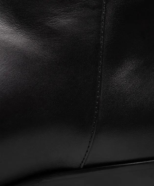 Dondup Stivali in pelle nera WS282PL0457DXXX