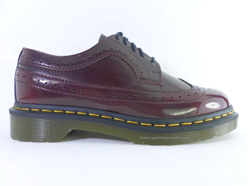 Dr. Martens adult shoe VEGAN 3989 CAMBRIDGE BRUSH 16153601 cherry red