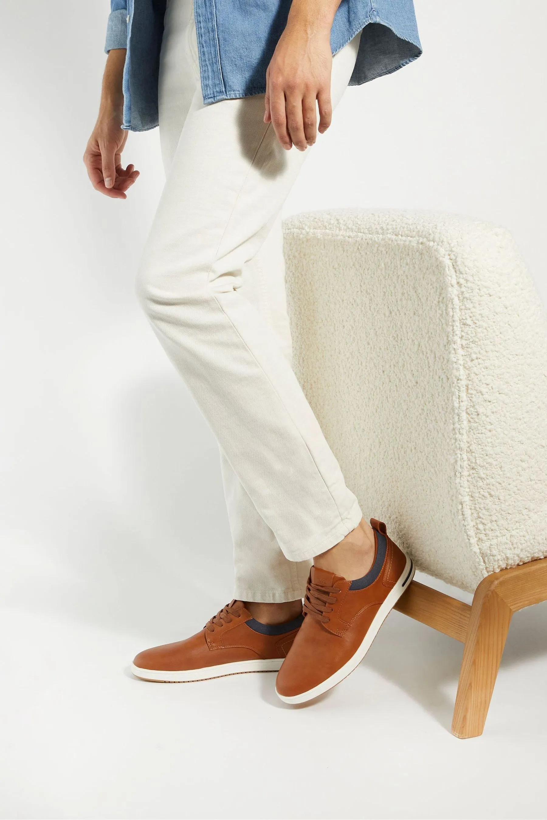 Dune London Travels - Scarpe da ginnastica con colletto    