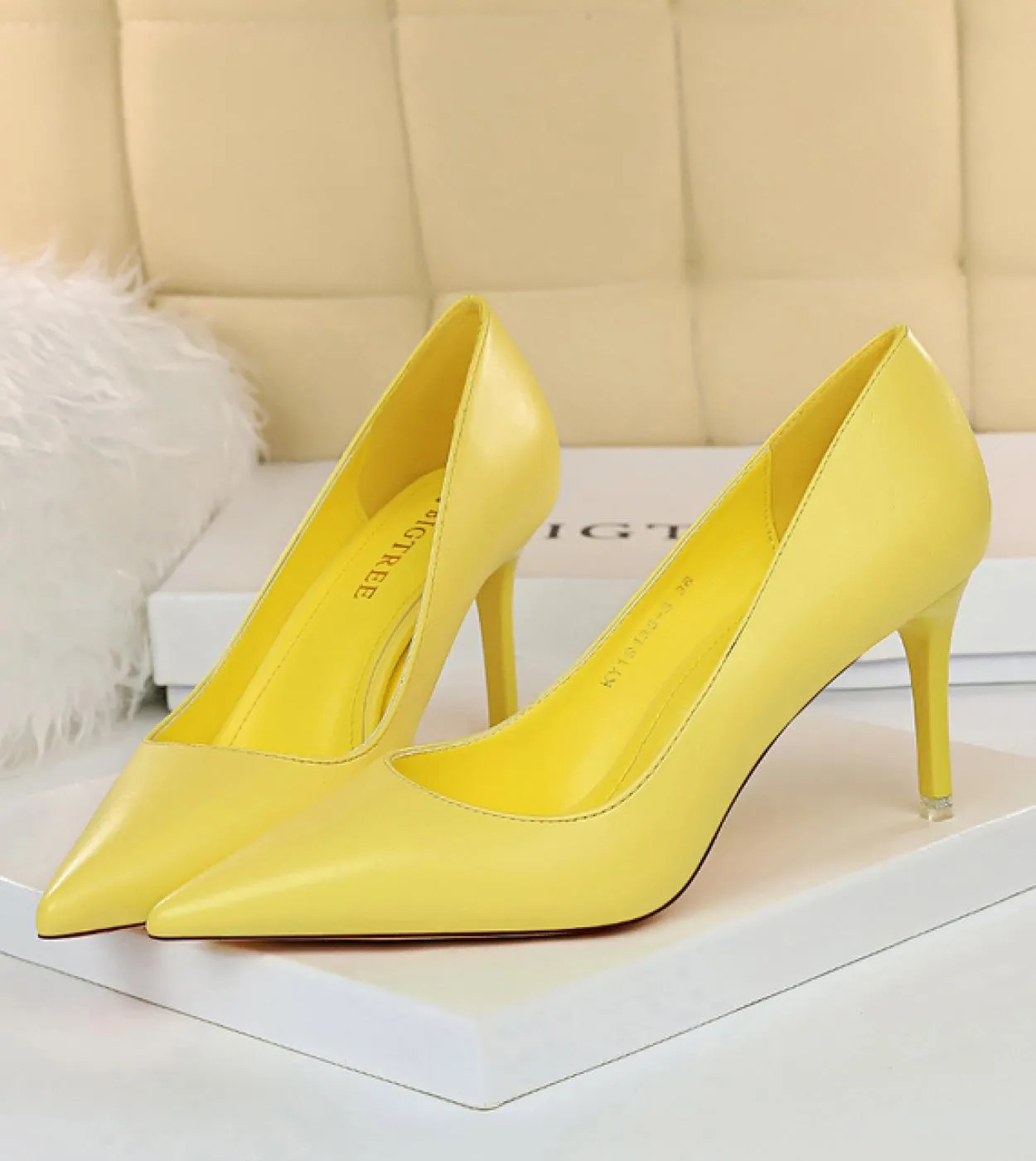 Décolleté da discoteca Scarpins Scarpe Tacchi alti Tacchi bassi 2023 Donna 7,5 cm 10,5 cm di altezza