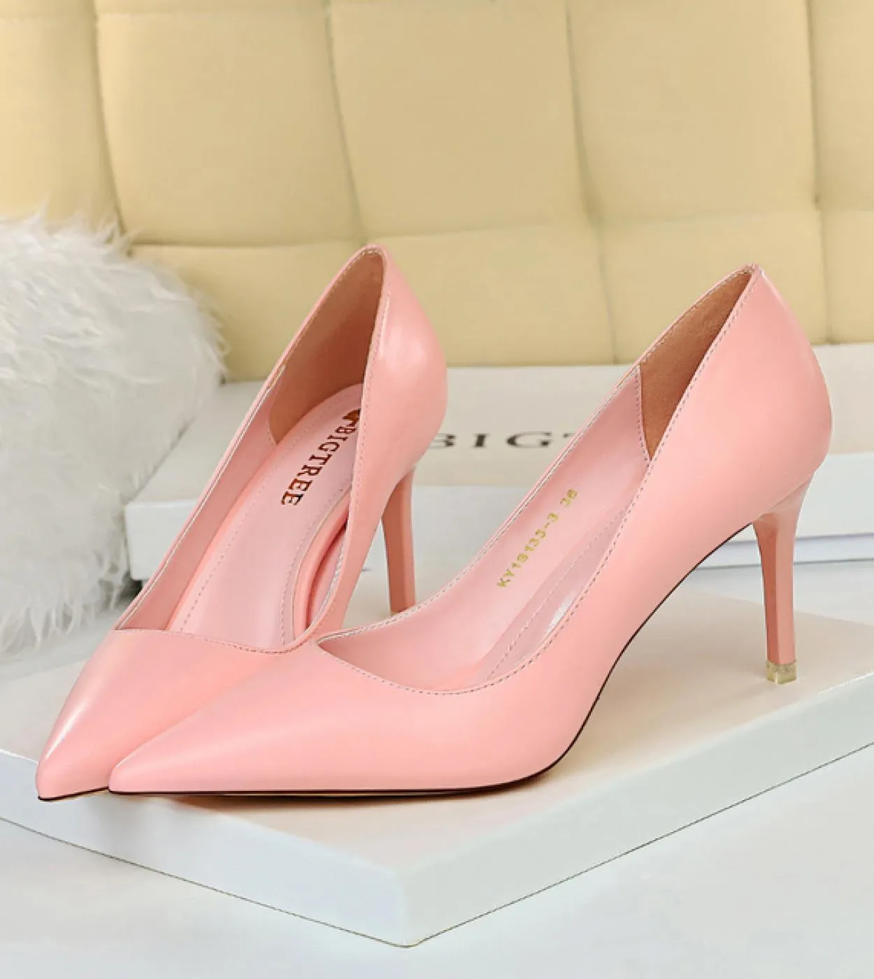 Décolleté da discoteca Scarpins Scarpe Tacchi alti Tacchi bassi 2023 Donna 7,5 cm 10,5 cm di altezza