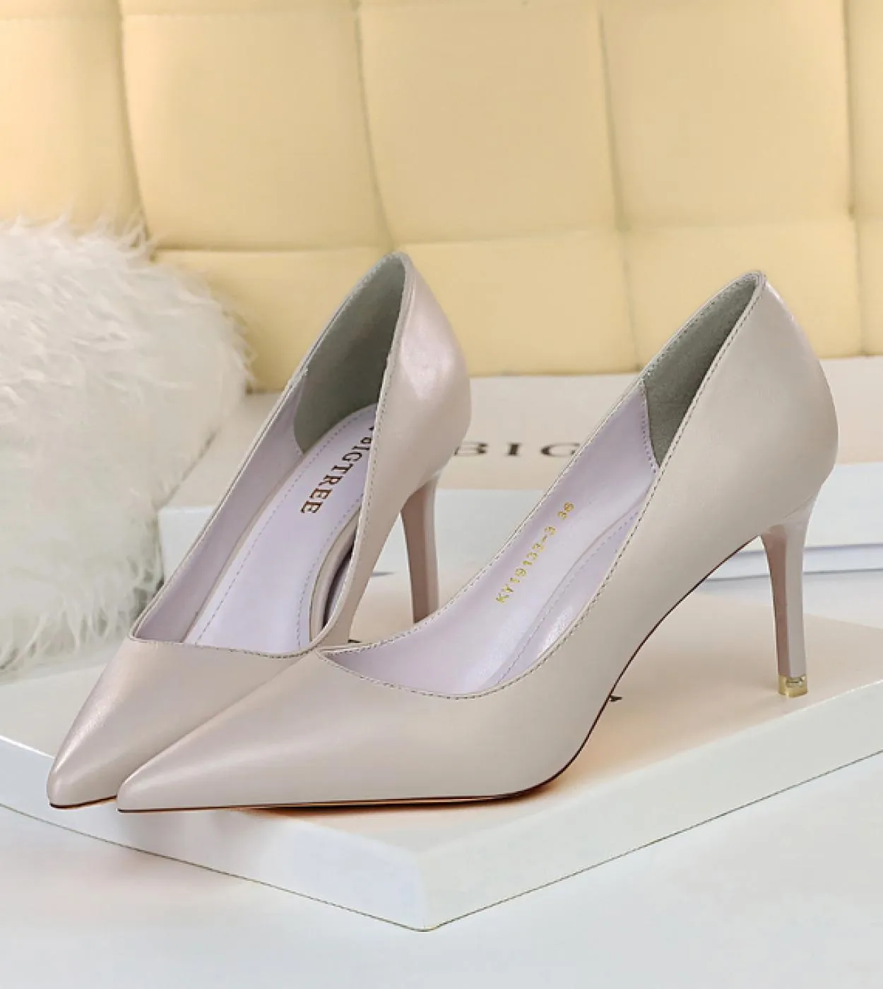 Décolleté da discoteca Scarpins Scarpe Tacchi alti Tacchi bassi 2023 Donna 7,5 cm 10,5 cm di altezza