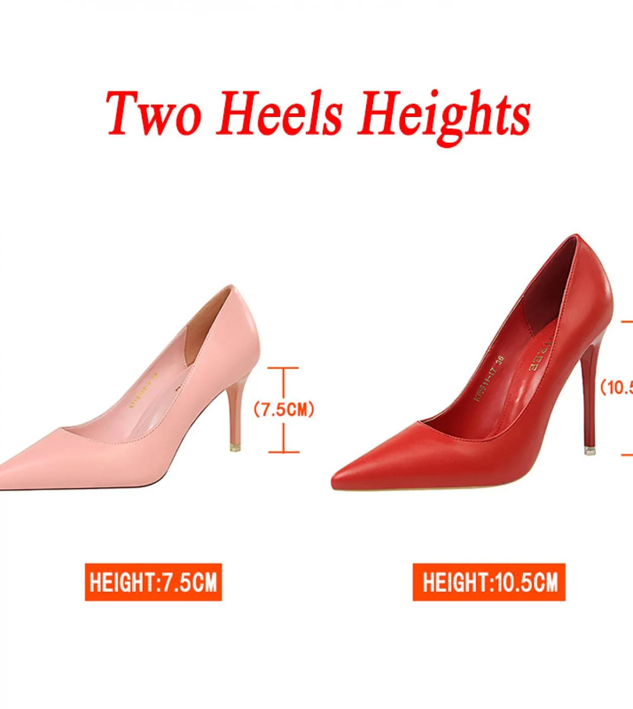 Décolleté da discoteca Scarpins Scarpe Tacchi alti Tacchi bassi 2023 Donna 7,5 cm 10,5 cm di altezza