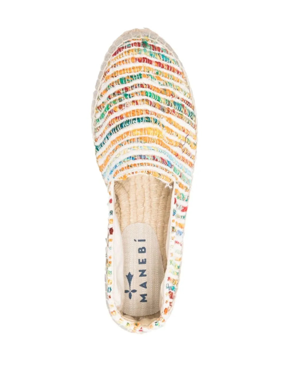 Espadrilles intrecciati a righe Manebi - donna