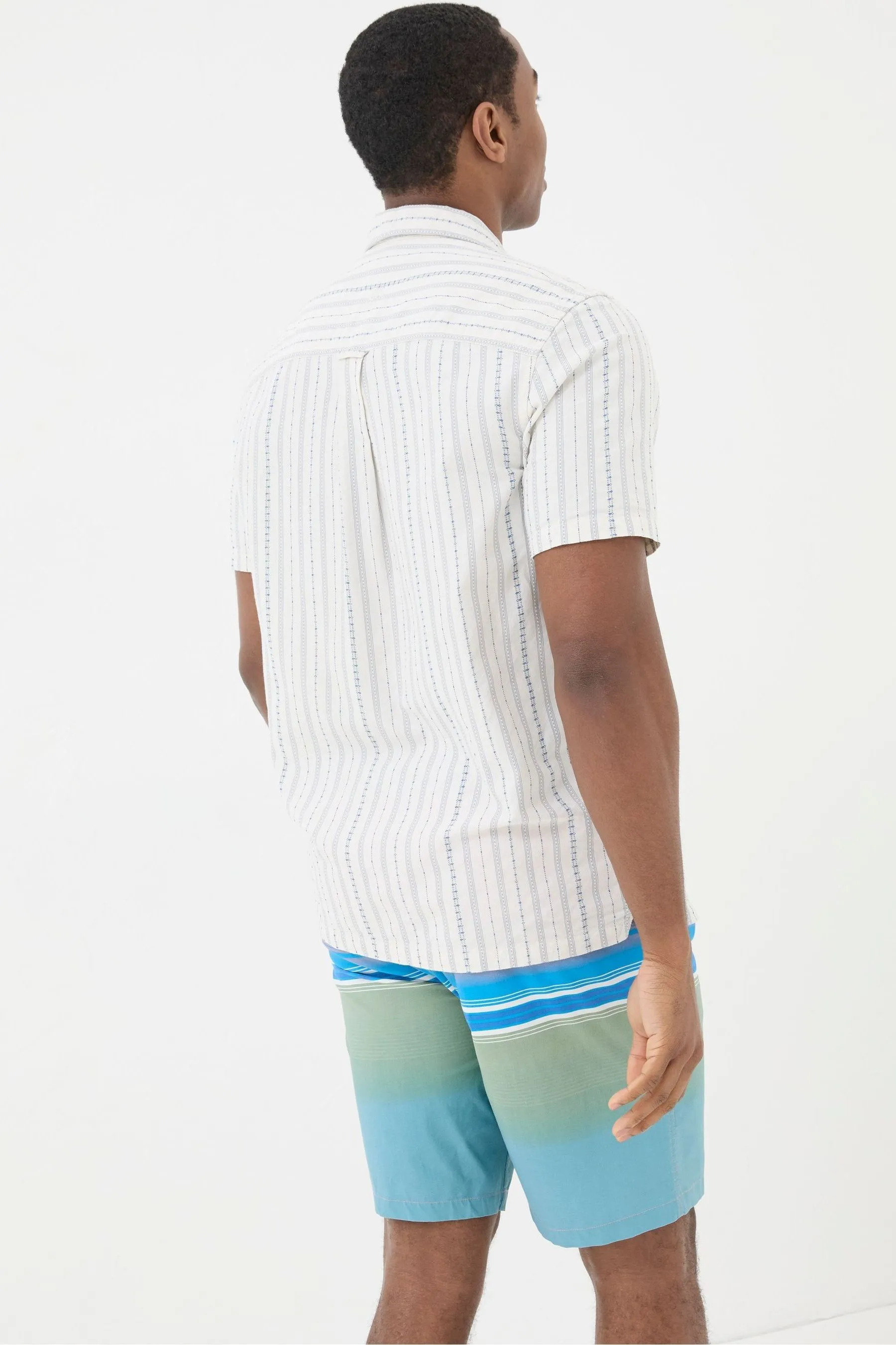 FatFace - Denford - Camicia in A righe a pallini