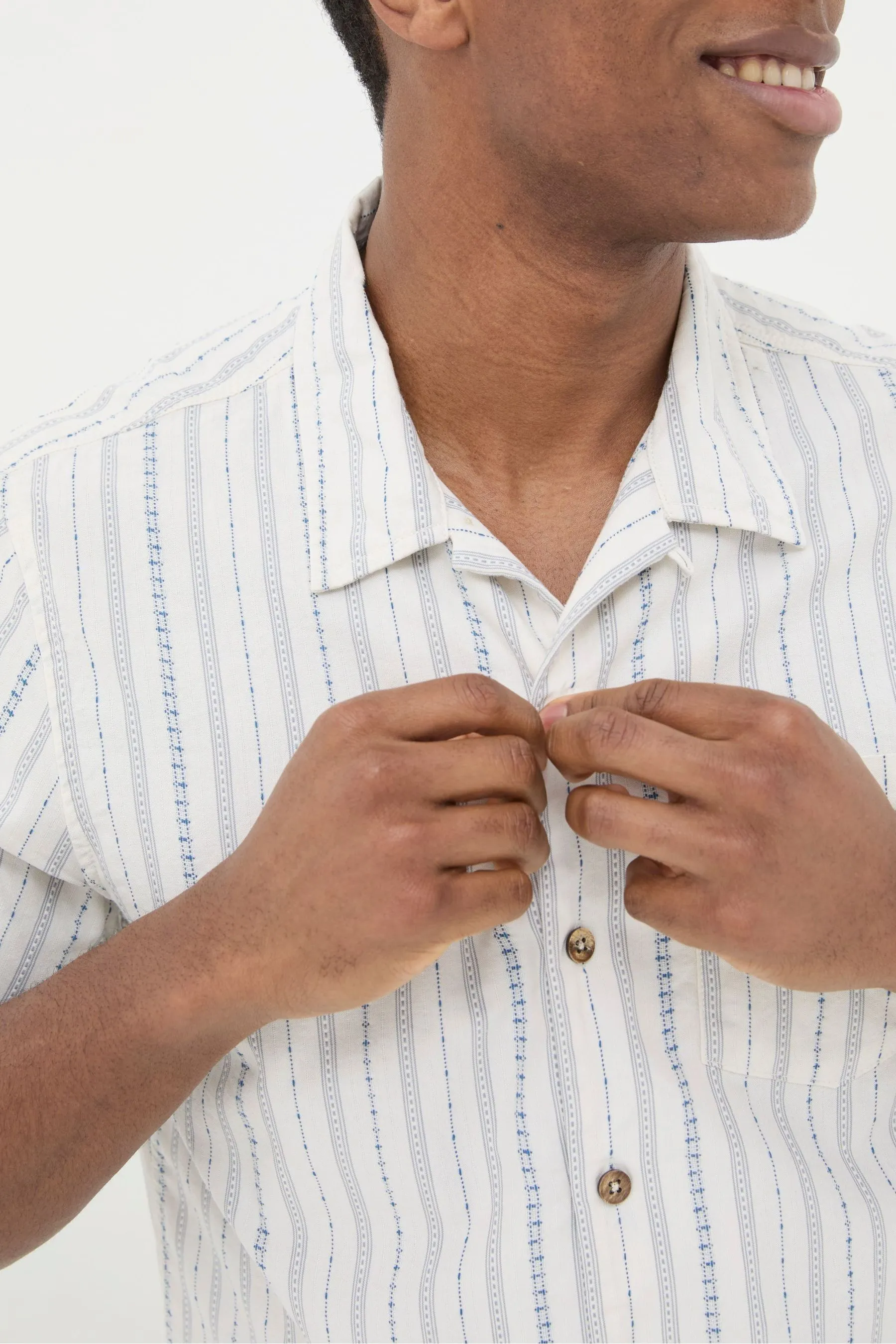 FatFace - Denford - Camicia in A righe a pallini