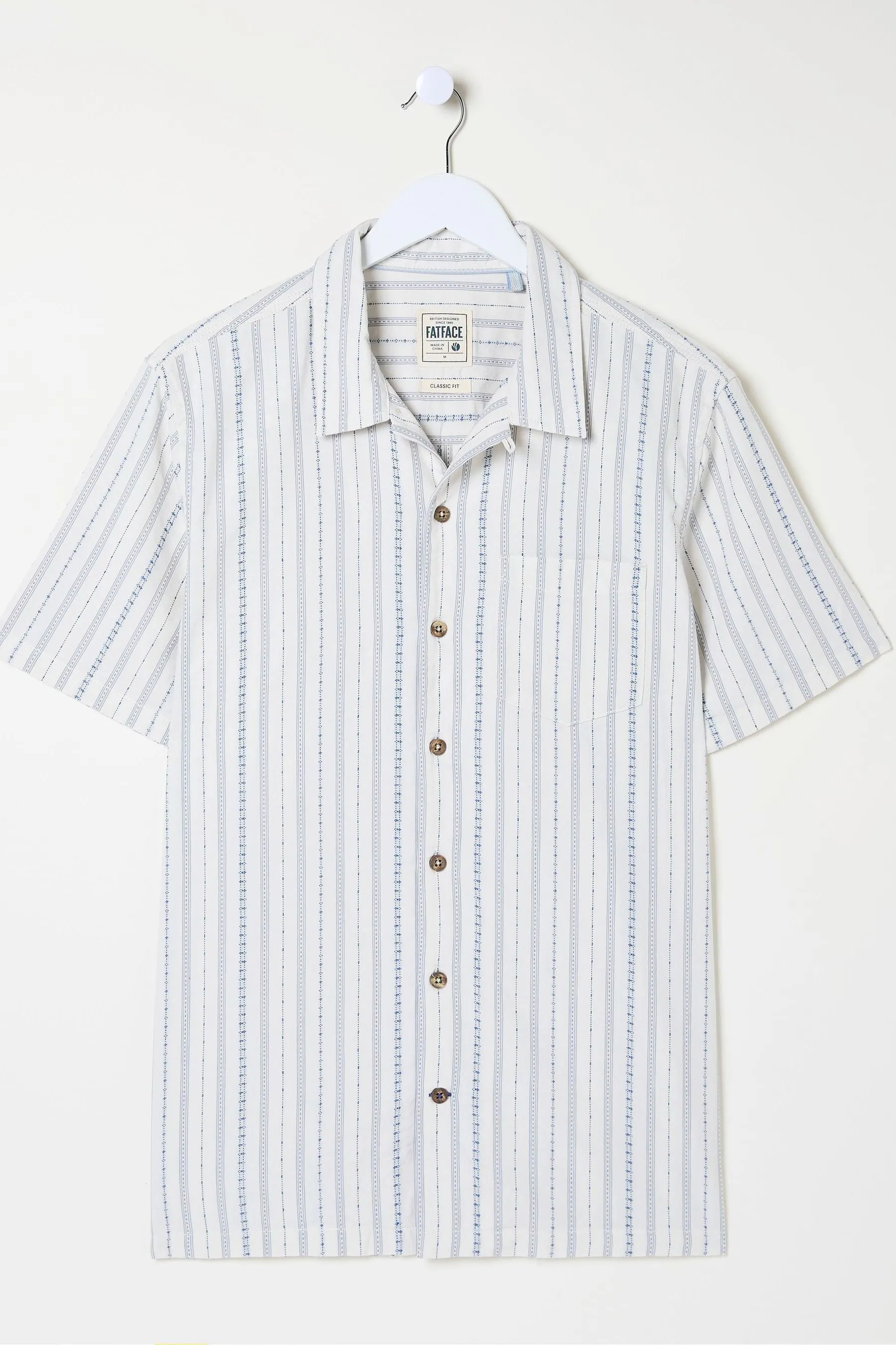 FatFace - Denford - Camicia in A righe a pallini