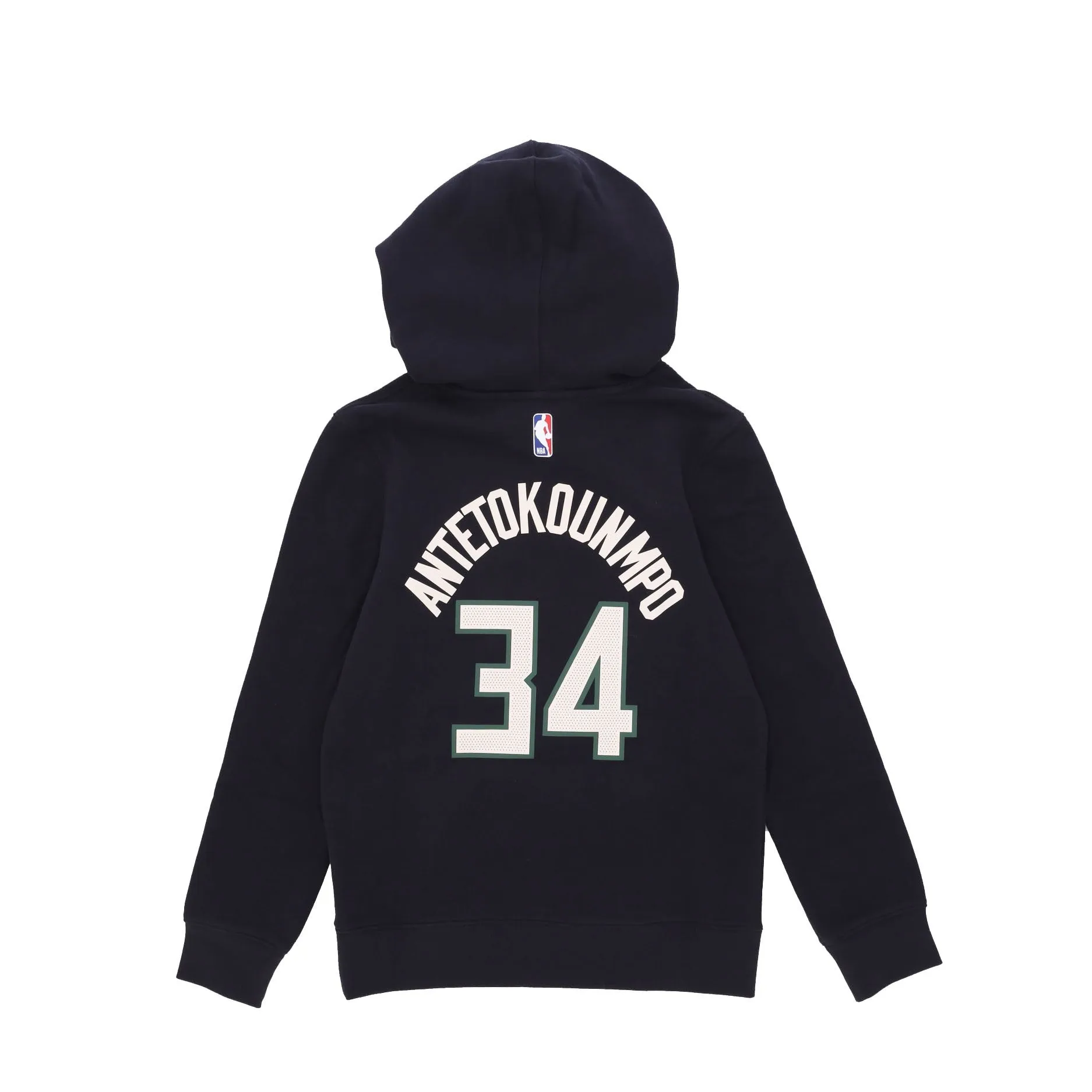 Felpa Cappuccio Ragazzo Nba Fleece Po Statement Courtside No 34 Giannis Antetokounmpo Milbuc Original Team Colors