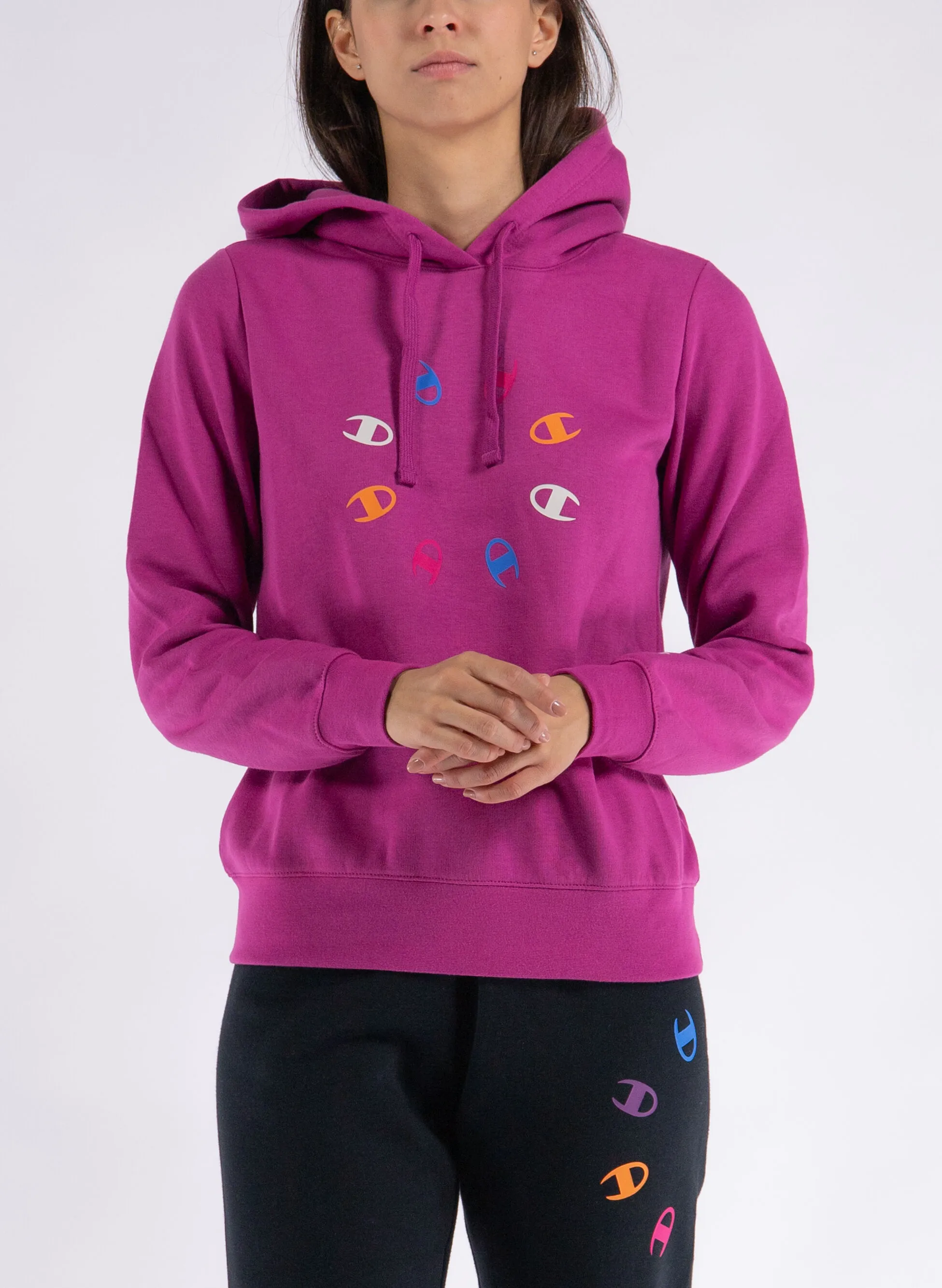felpa graphic shop con cappuccio