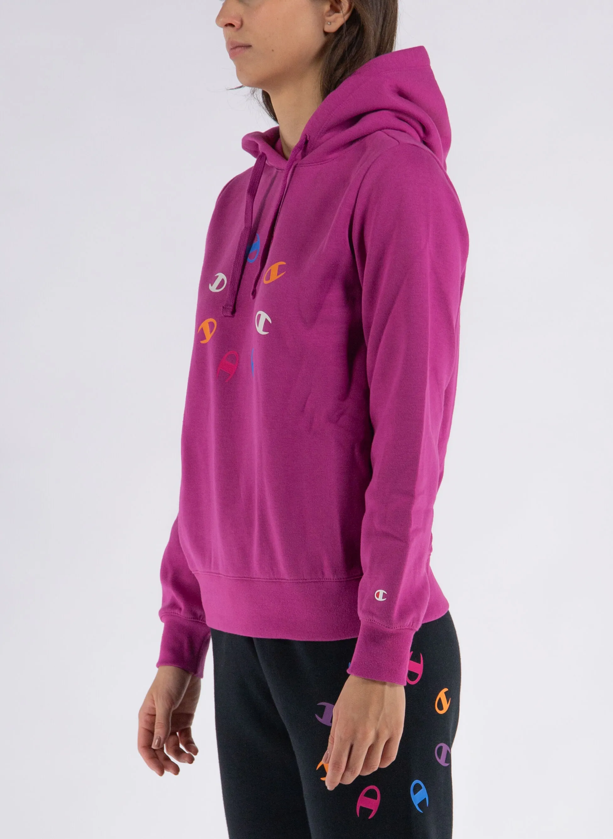 felpa graphic shop con cappuccio