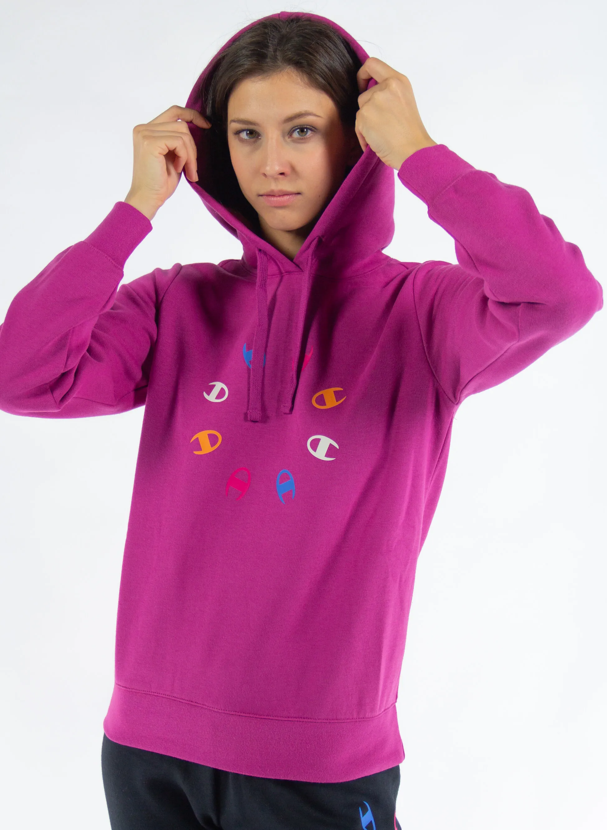 felpa graphic shop con cappuccio