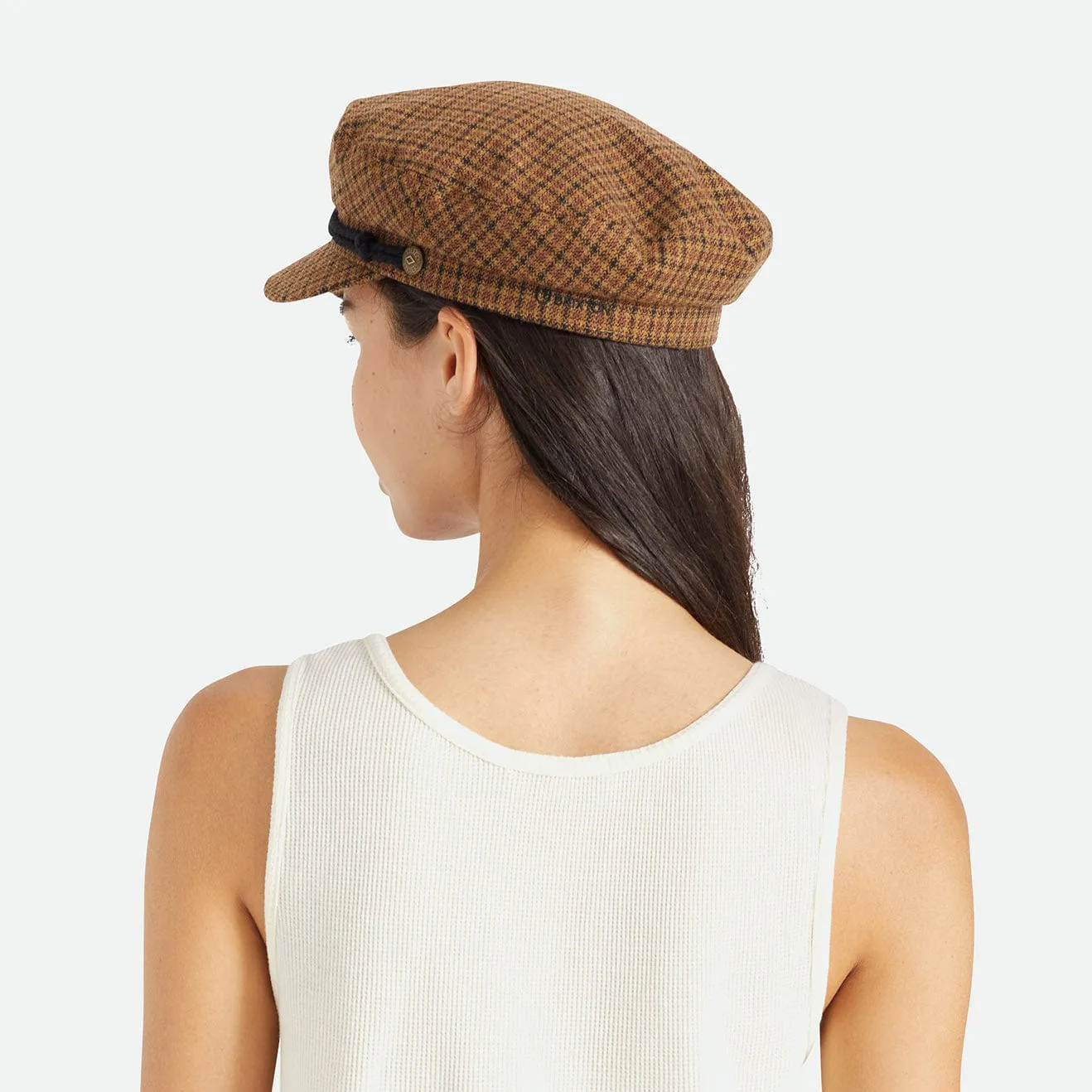 FIDDLER CAP - CARAMEL/BLACK