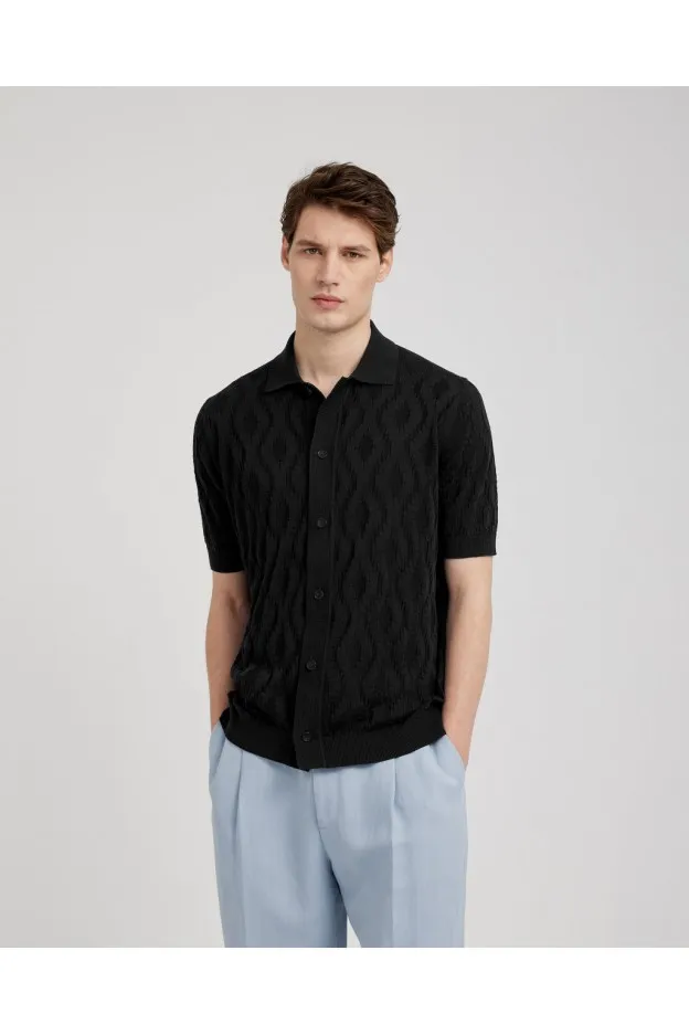   Filippo De Laurentiis     Filippo De Laurentiis Phi capsule polo camicia disegno possagno    