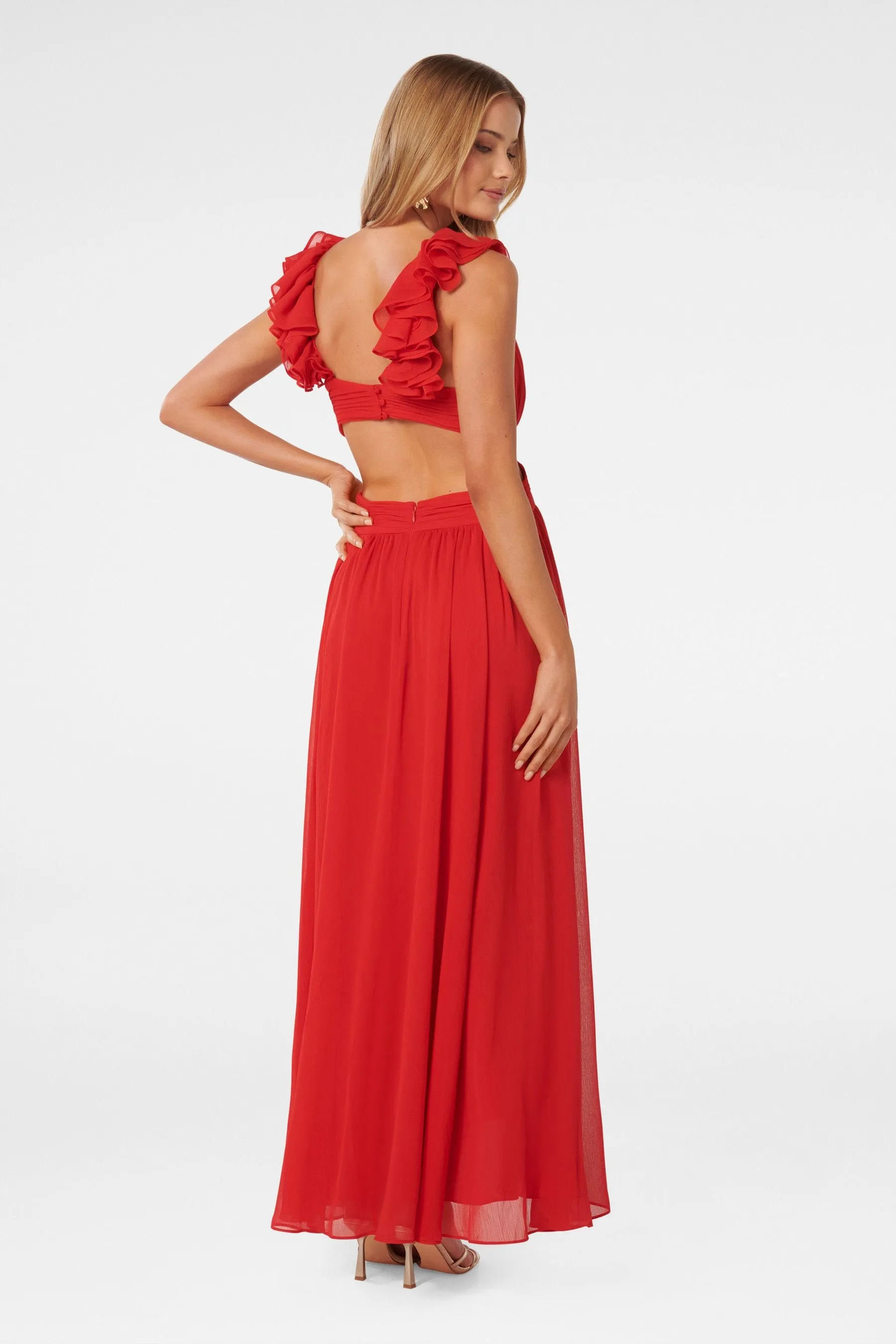 Forever New - Selena - Abito maxi Ruches spalle