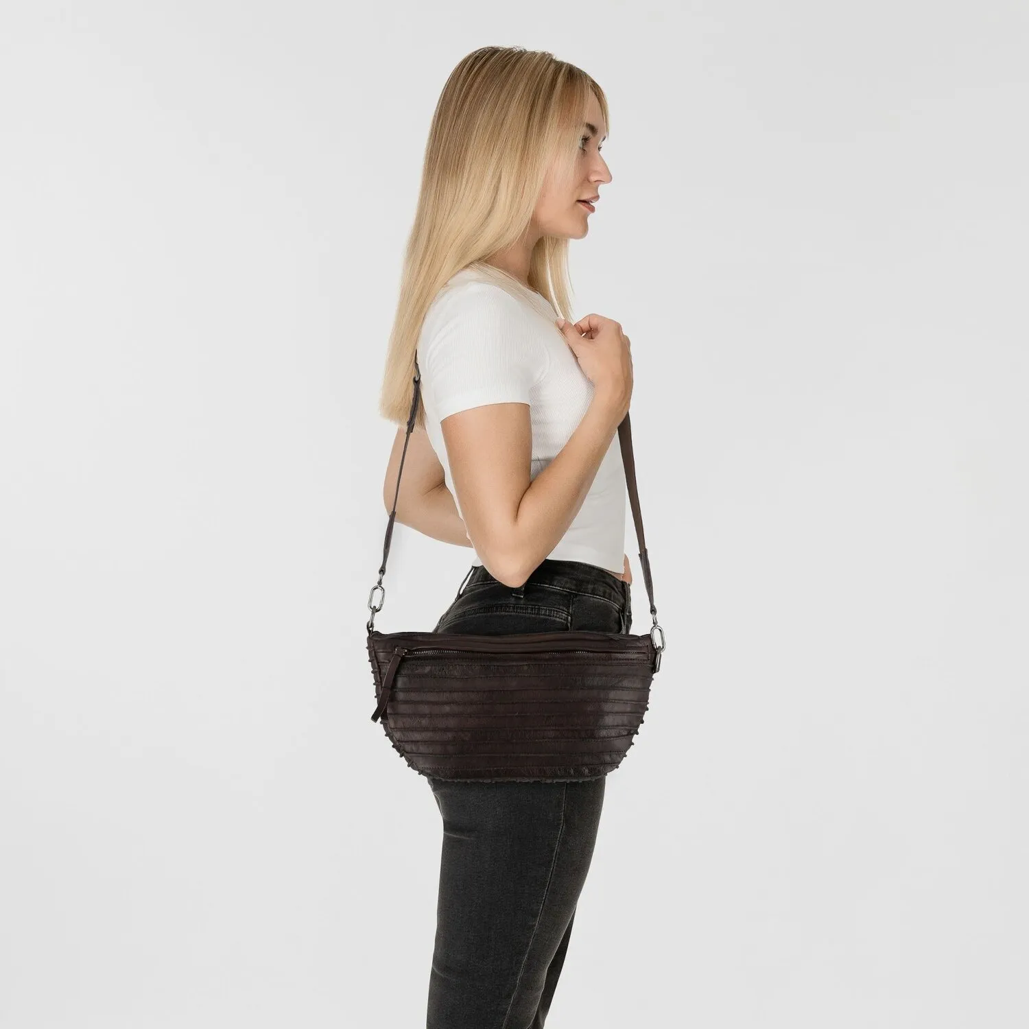 FredsBruder Riffel Borsa a tracolla Pelle 35 cm