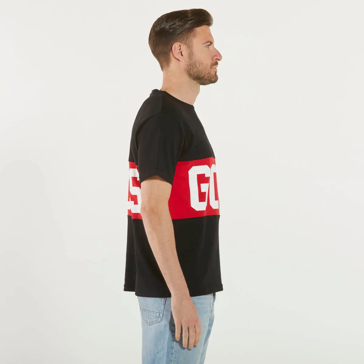 GCDS t-shirt classic logo nera