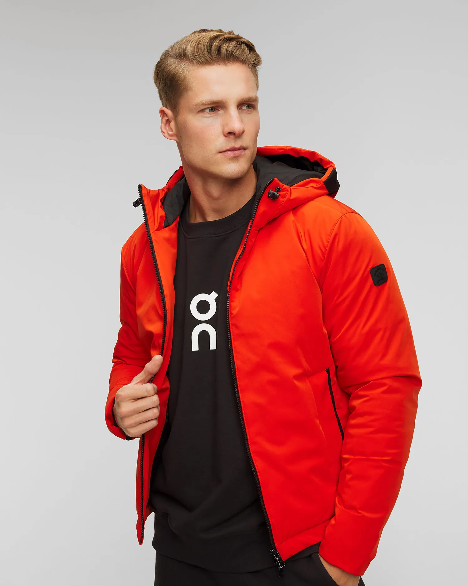 Giacca a vento arancione da uomo Paul&Shark Typhoon Windbreaker 13312165-973