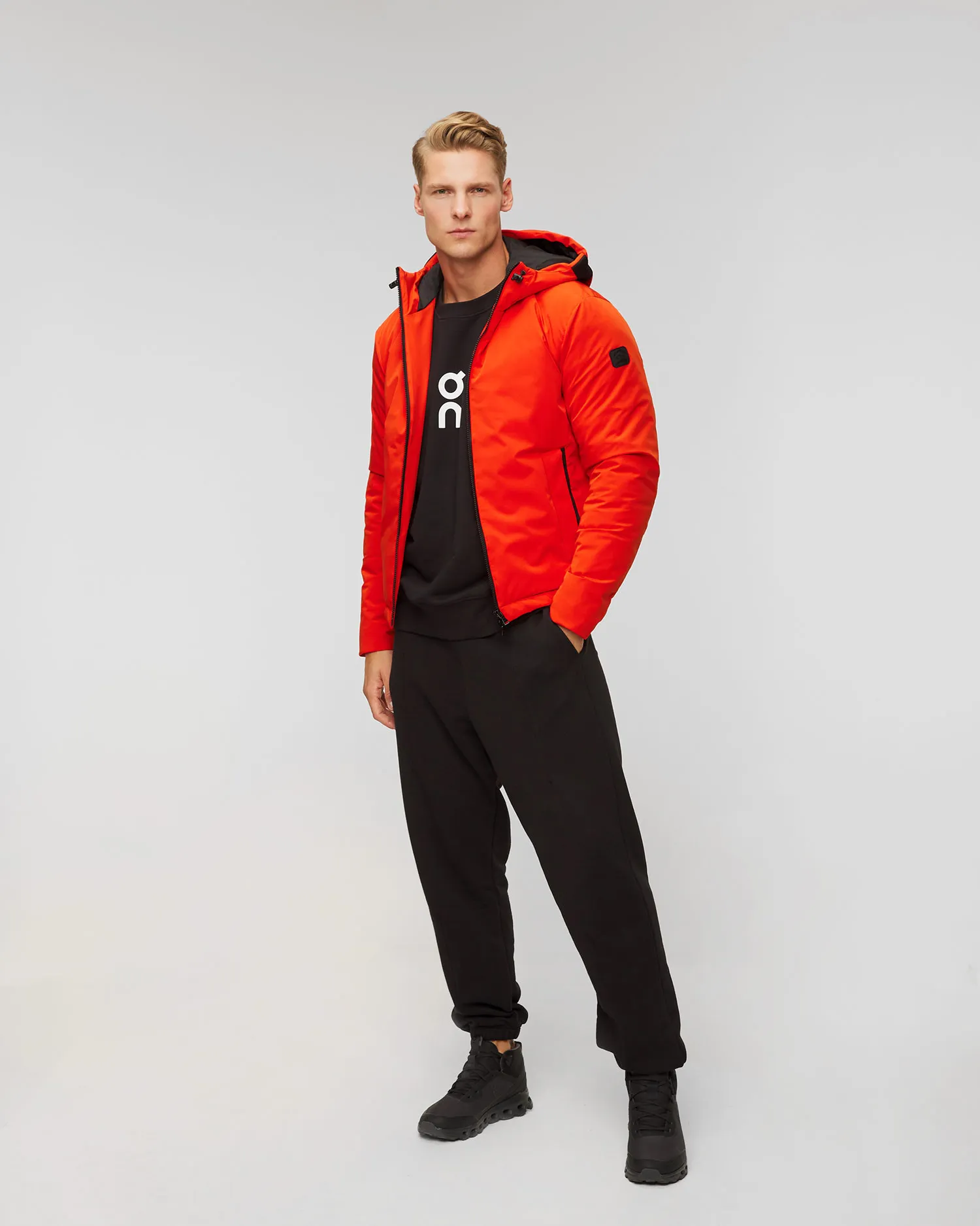 Giacca a vento arancione da uomo Paul&Shark Typhoon Windbreaker 13312165-973