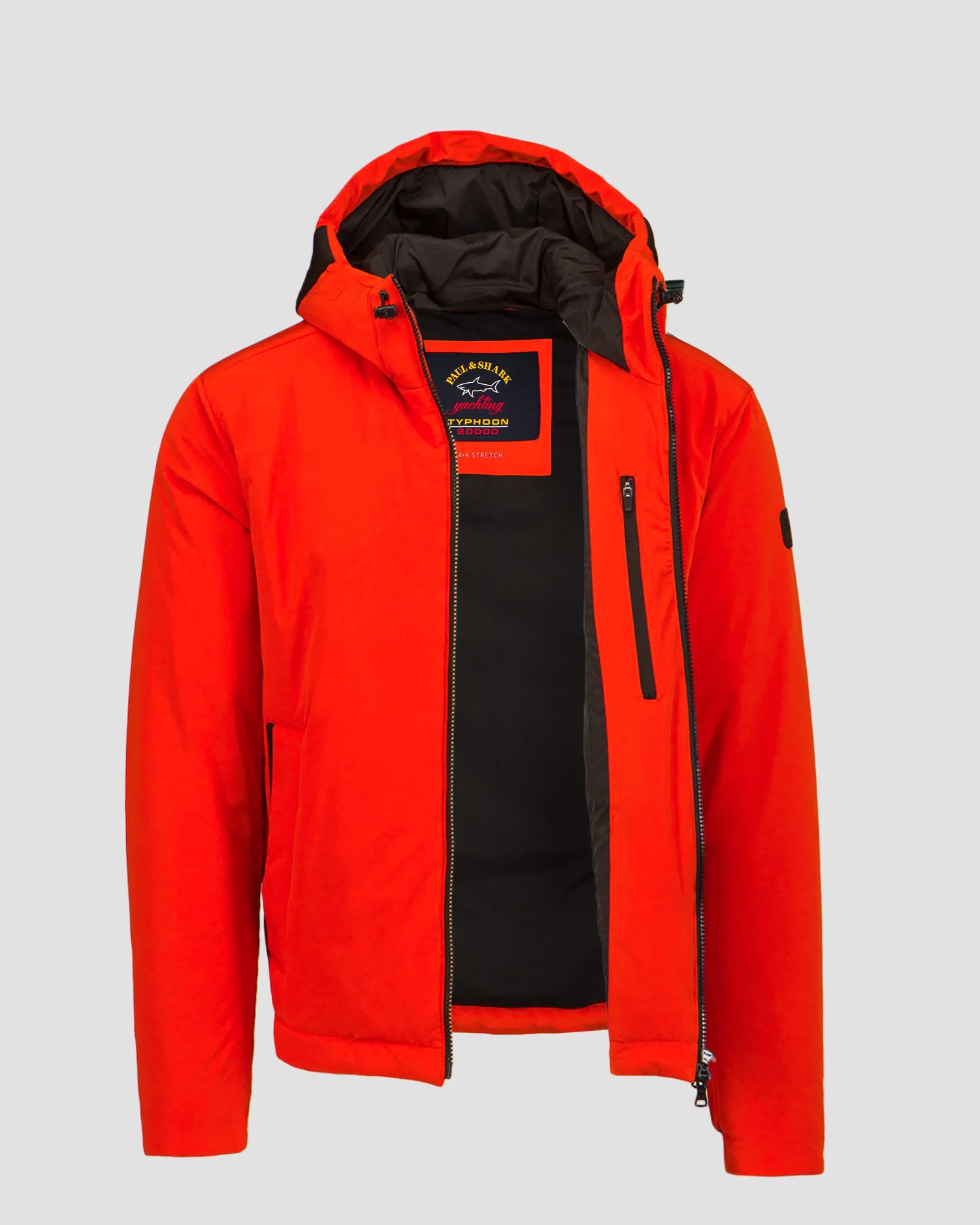 Giacca a vento arancione da uomo Paul&Shark Typhoon Windbreaker 13312165-973