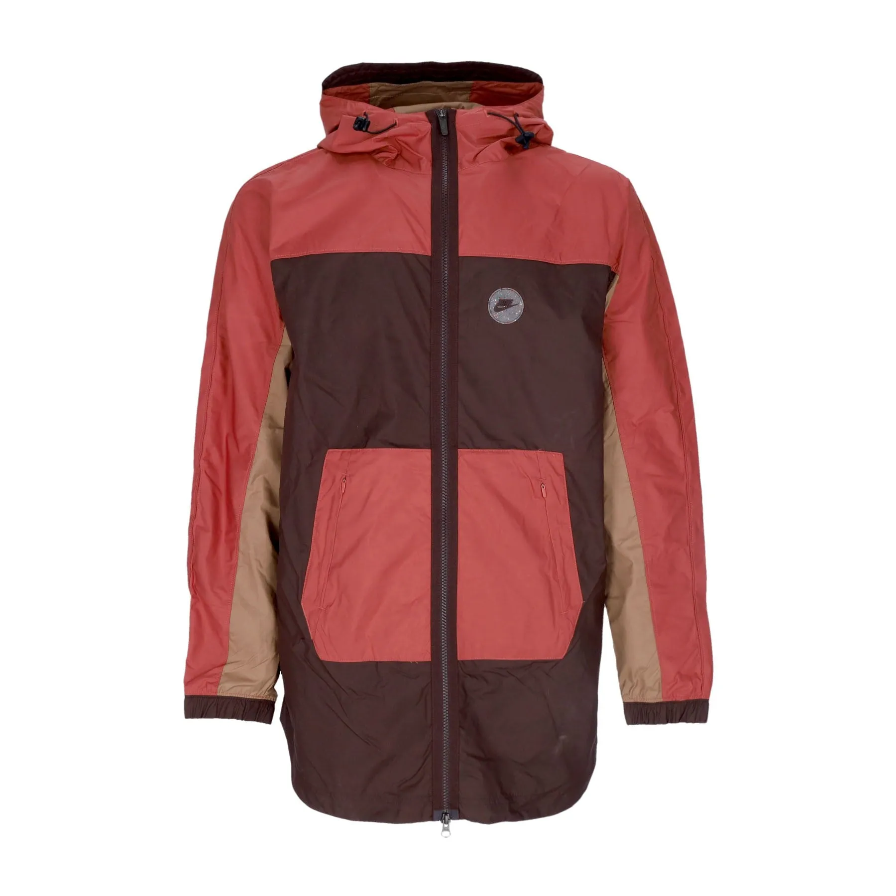 Giacca a Vento Uomo Sportswear Woven Utility Jacket Brown Basalt/dk Driftwood/canyon Rust