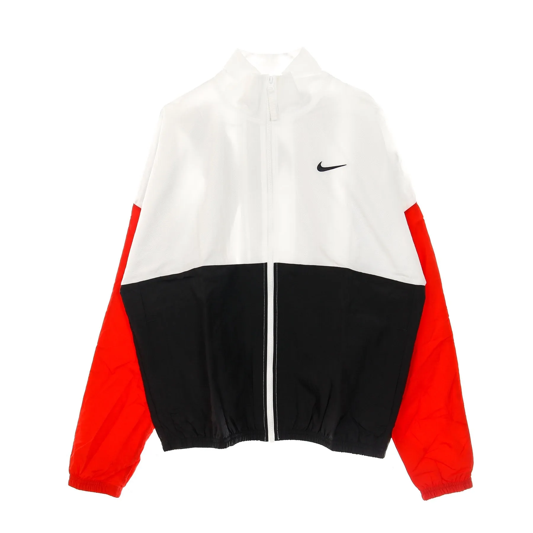 Giacca a Vento Uomo Starting Five Jacket White/black/university Red/black