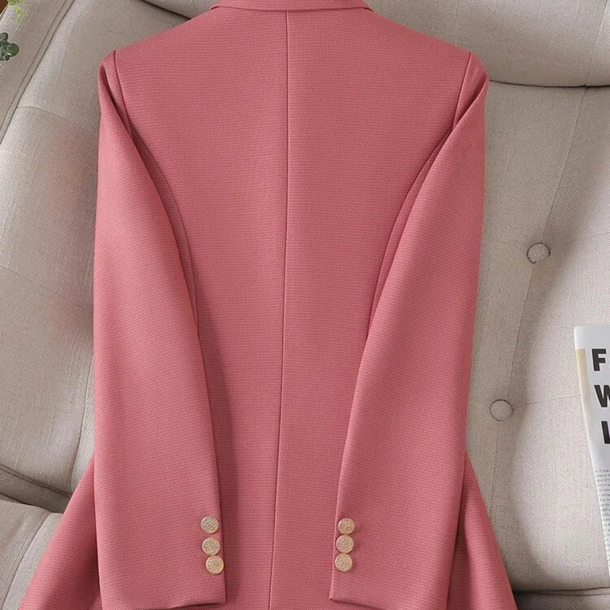 Giacca da donna autunno inverno a maniche lunghe da donna blu arancione rosso giacca da lavoro femminile da lavoro slim giacca f