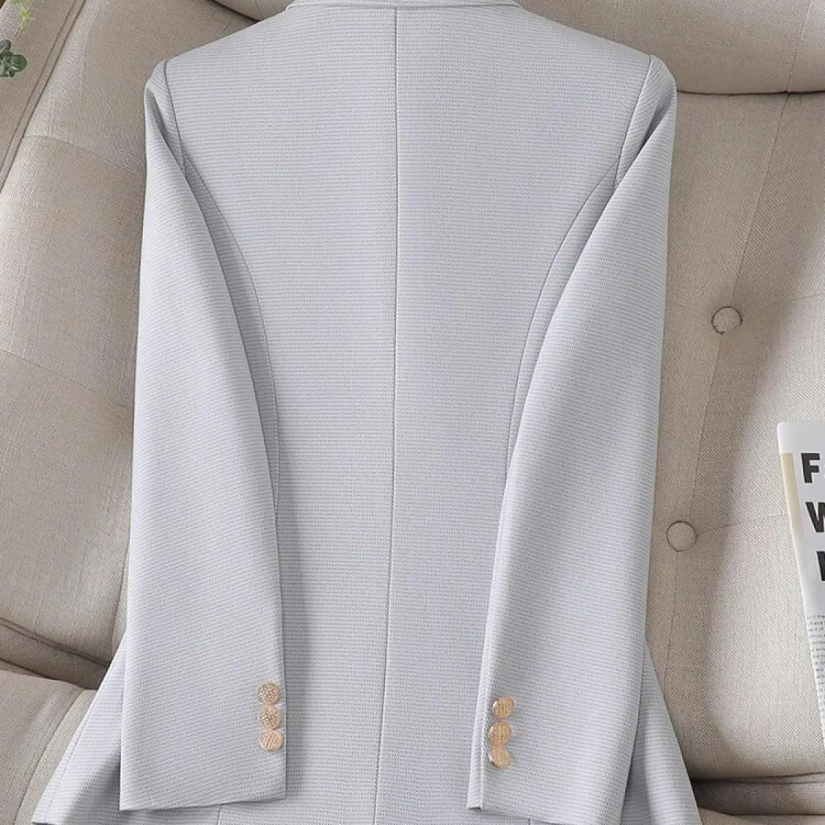 Giacca da donna autunno inverno a maniche lunghe da donna blu arancione rosso giacca da lavoro femminile da lavoro slim giacca f