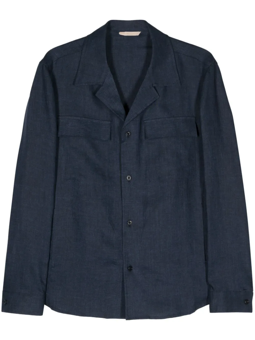 Giacca- camicia John in blu - uomo