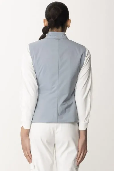 Gilet con zip Azzurro